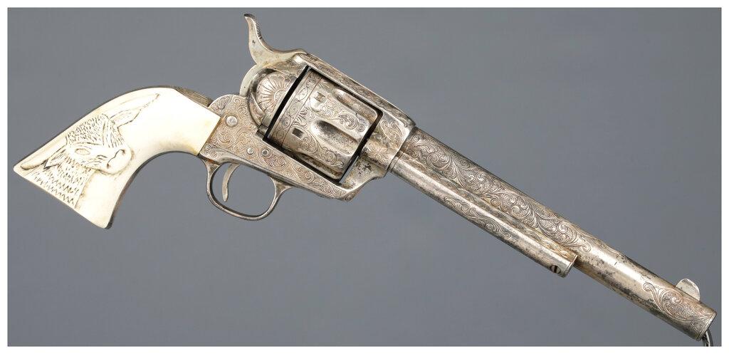 101 Ranch Engraved/Inscribed Colt Single Action Army Revolver