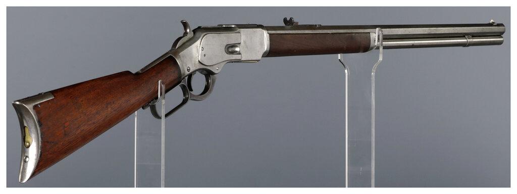 Antique Winchester Model 1873 Lever Action Rifle