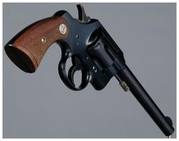 Two Colt Double Action Revolvers with Box