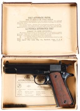 Pre-WWII Colt Ace Pistol with Factory Letter and Original Box