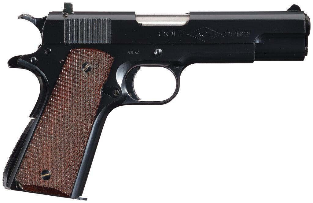 Pre-WWII Colt Ace Pistol with Factory Letter and Original Box