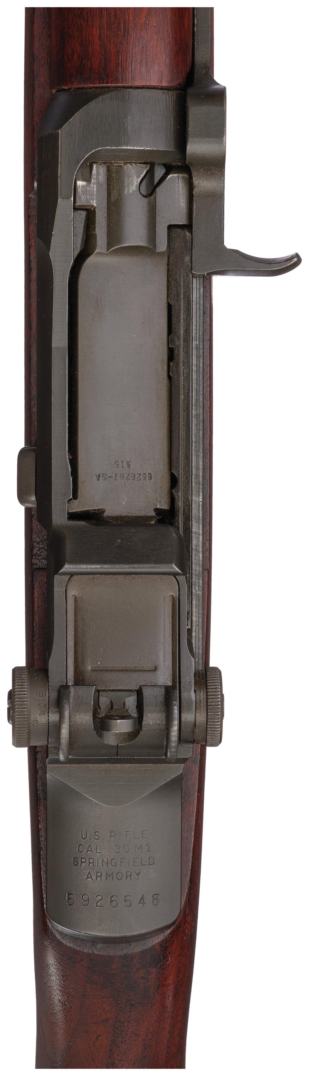 U.S. Springfield Armory Type 1 NM M1 Garand Rifle with Invoice