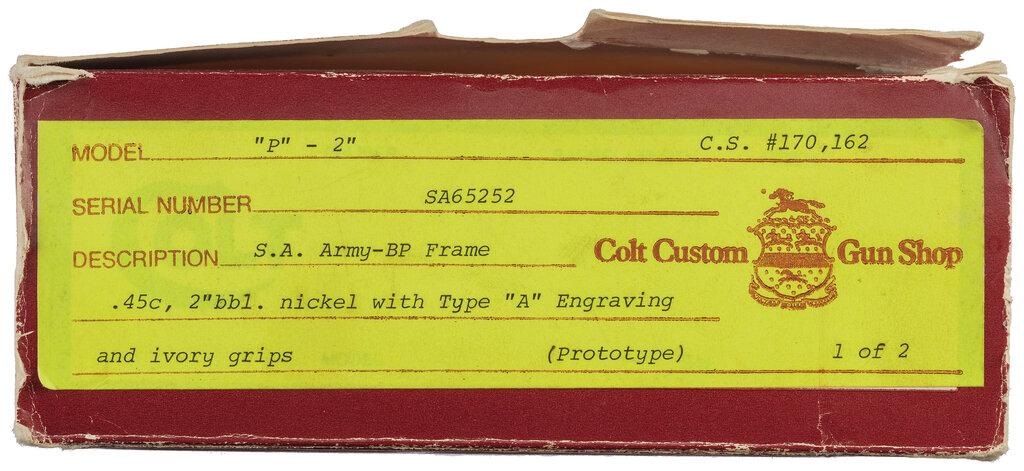 Pair of Colt "Custom Edition Prototype" SAA Revolvers