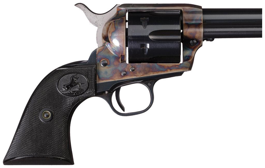 Second Generation Colt Single Action Army Revolver & Black Box