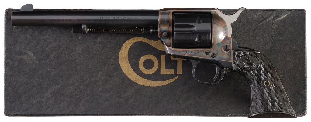 Second Generation Colt Single Action Army Revolver & Black Box