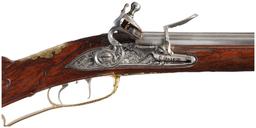 Engraved A. Spaleck Flintlock Sporting Carbine