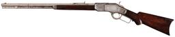 Engraved &  W.H. Tucker Inscribed Winchester Model 1873 Rifle