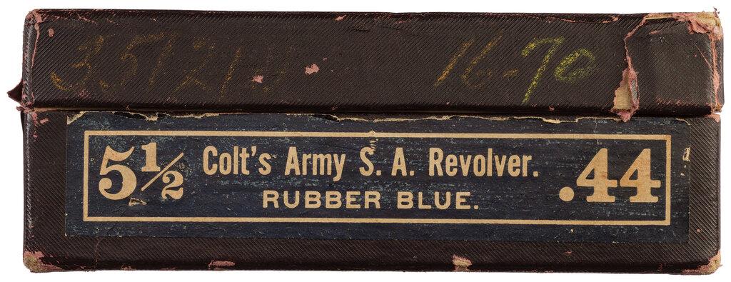 Colt Frontier Six Shooter Single Action Army with Box and Letter