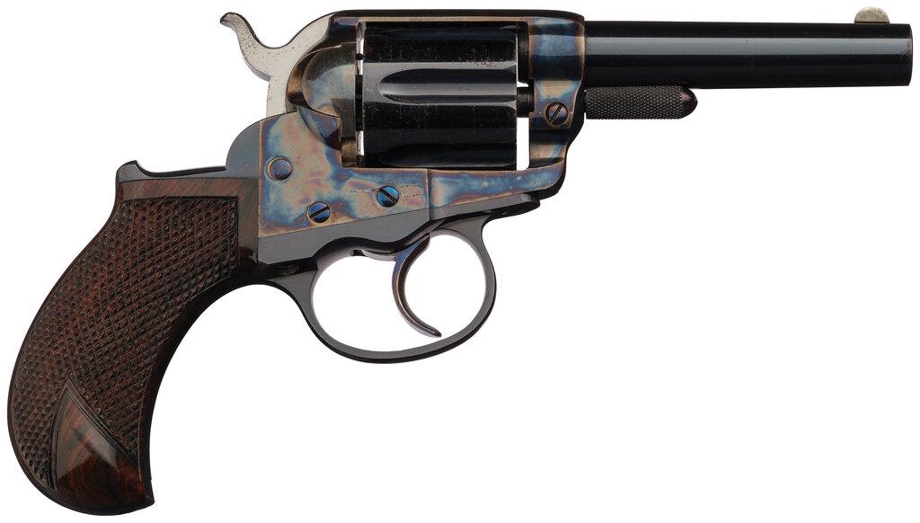 Colt Etched Panel Sheriff's Model 1877 Lightning Revolver