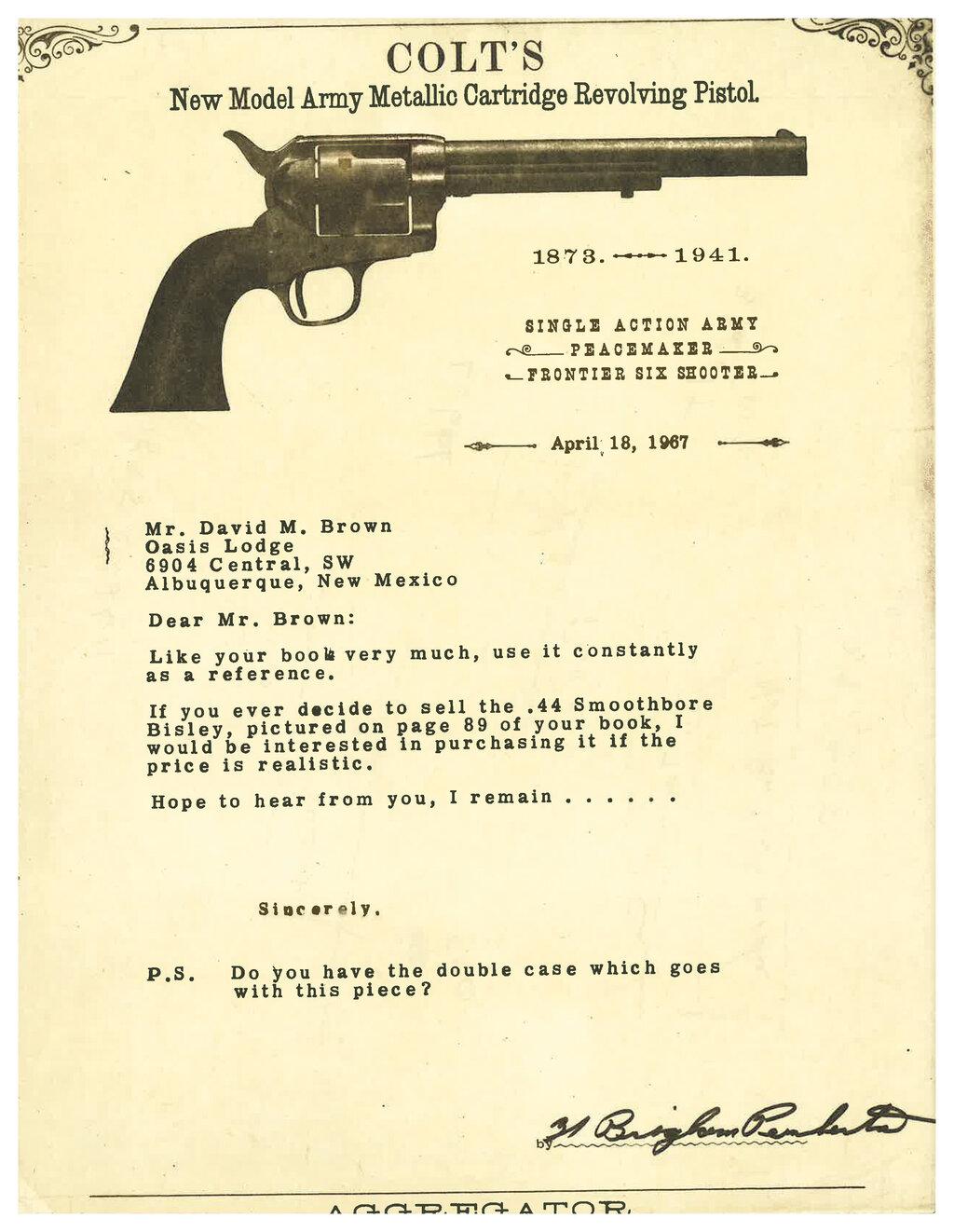 Colt Bisley Flattop Target Model .44 S&W Revolver