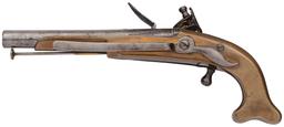 Pair of John Waters Brass Stock Highland Flintlock Belt Pistols