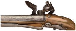 Pair of John Waters Brass Stock Highland Flintlock Belt Pistols