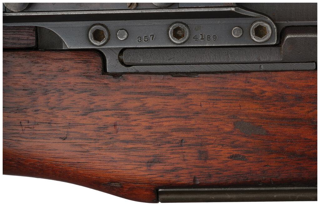 WWII U.S. Springfield Armory M1C Sniper Rifle with M82 Scope