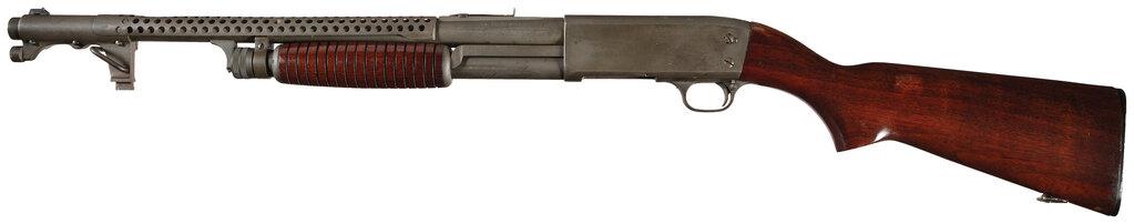 "TPD" Ithaca 37 Featherlight D.S. Police Special Trench Shotgun