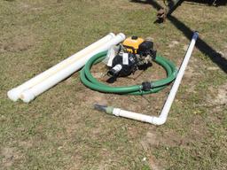 MAXX GASOLINE PUMP W/ SUCTION HOSE & PIPE