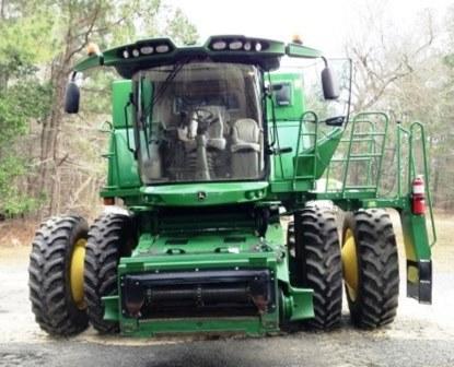 JOHN DEERE S670S STS COMBINE W/ 4WD DUALS/GREENSTART 3 SN# 0201010307115 (H