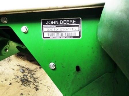 JOHN DEERE S670S STS COMBINE W/ 4WD DUALS/GREENSTART 3 SN# 0201010307115 (H