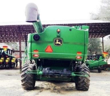 JOHN DEERE S670S STS COMBINE W/ 4WD DUALS/GREENSTART 3 SN# 0201010307115 (H