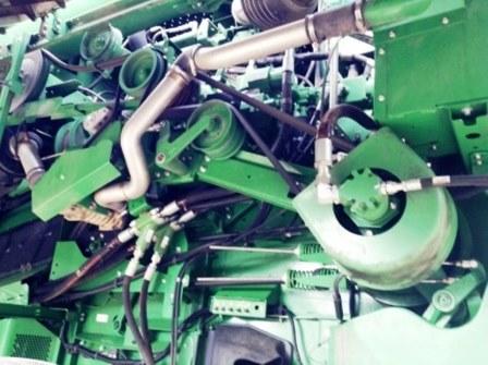JOHN DEERE S670S STS COMBINE W/ 4WD DUALS/GREENSTART 3 SN# 0201010307115 (H