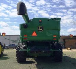 JOHN DEERE S670S STS COMBINE W/ 4WD DUALS/GREENSTART 3 SN# 0201010307115 (H