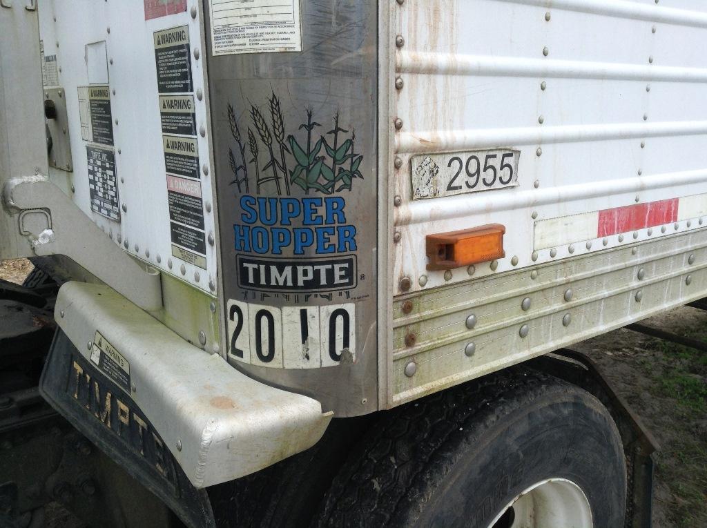 2007 TIMPTE SUPER HOPPER 42' TRAILER 2-DUMP W/ TARP VIN# H4222