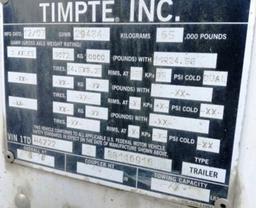 2007 TIMPTE SUPER HOPPER 42' TRAILER 2-DUMP W/ TARP VIN# H4222