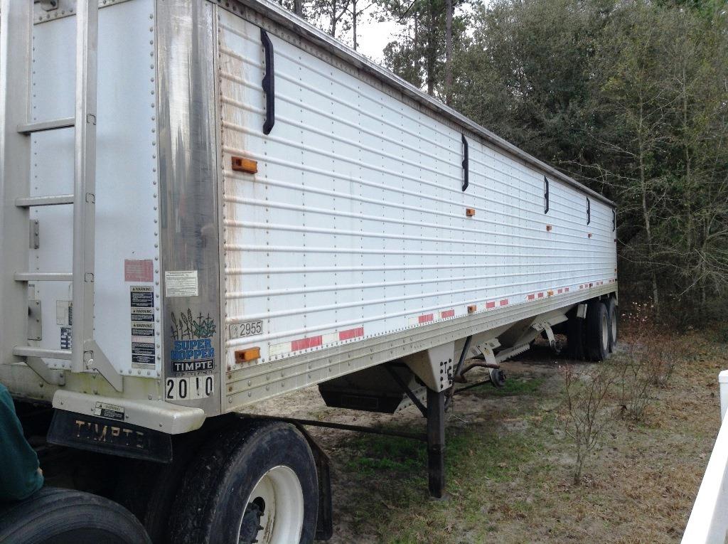 2007 TIMPTE SUPER HOPPER 42' TRAILER 2-DUMP W/ TARP VIN# H4222