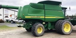 JOHN DEERE 9660 STS COMBINE 4WD DUALS SN# H096605721329