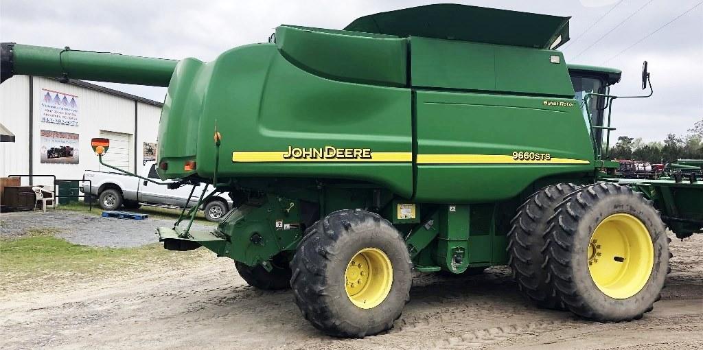 JOHN DEERE 9660 STS COMBINE 4WD DUALS SN# H096605721329