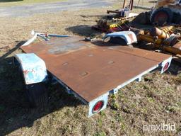 BLUE SINGLE AXLE TRAILER **NO TITLE**