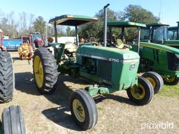 JOHN DEERE 2750 2WD OPEN-STATION TRACTOR (HRS: 6,634 SHOWING)