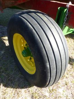 UNVERFERTH MCCURDY GRAIN TRAILER W/ JOHN DEERE RUNNING GEAR