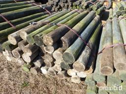(40) 6''X6' PRESSURE TREATED FENCE POST