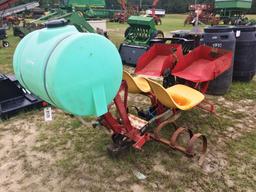 MECHANICAL 1-ROW TRANSPLANTER W/ 50 GALLON TANK