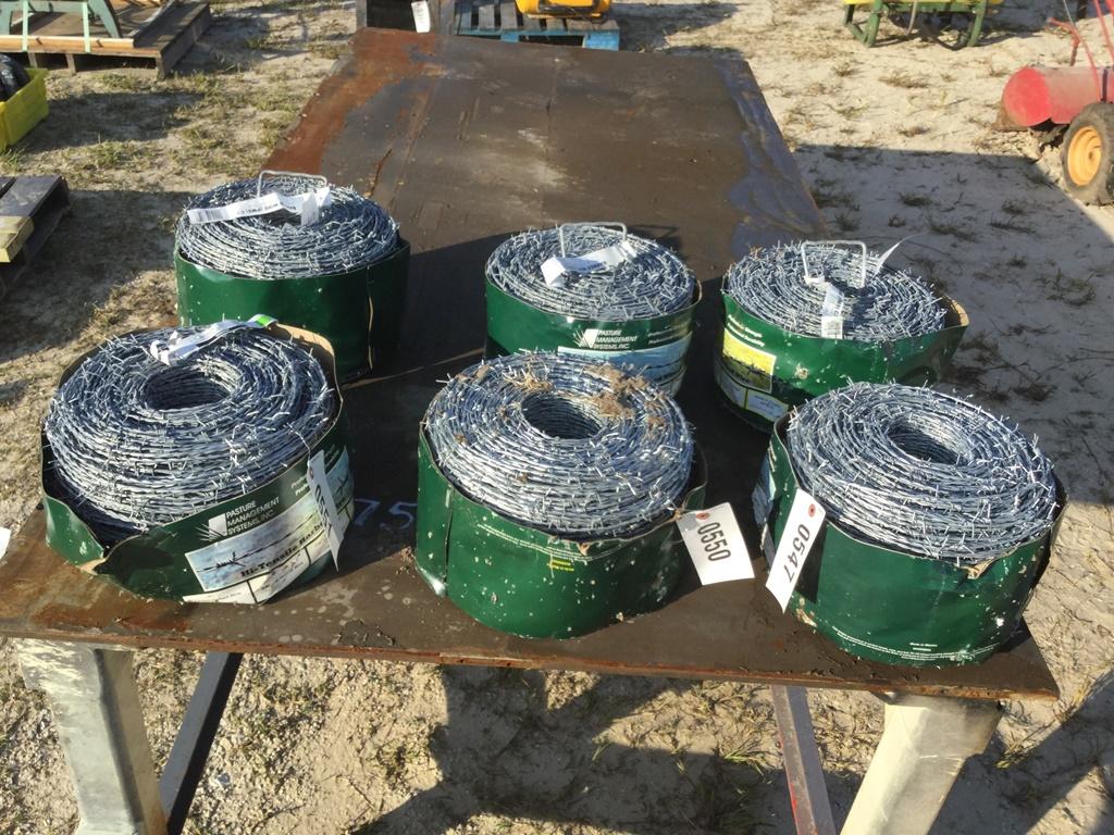 (1) BARBWIRE 15.5 GAUGE (80 RODS)
