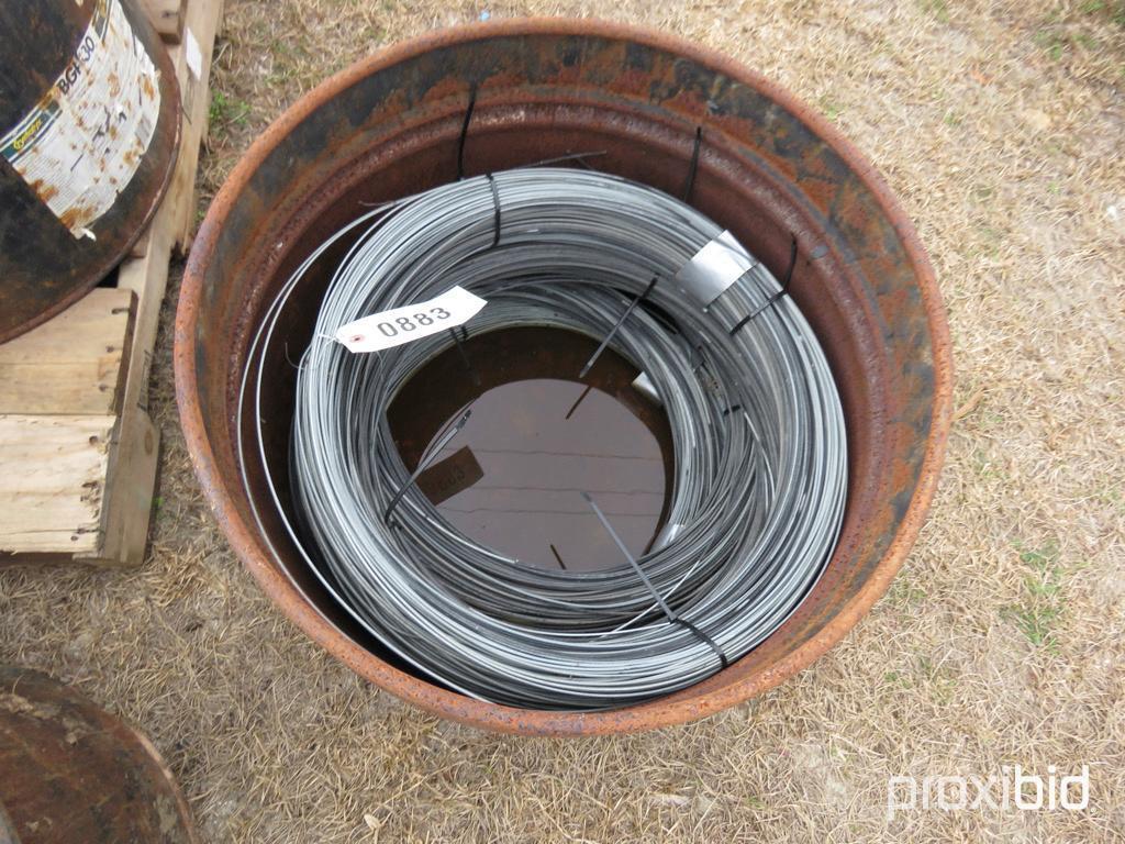 (5) ROLLS HIGH TENSILE FENCE WIRE (4,950 Ft. Total)