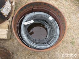 (5) ROLLS HIGH TENSILE FENCE WIRE (4,950 Ft. Total)