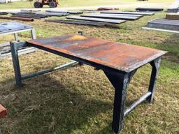 METAL SHOP TABLE 4'X6'