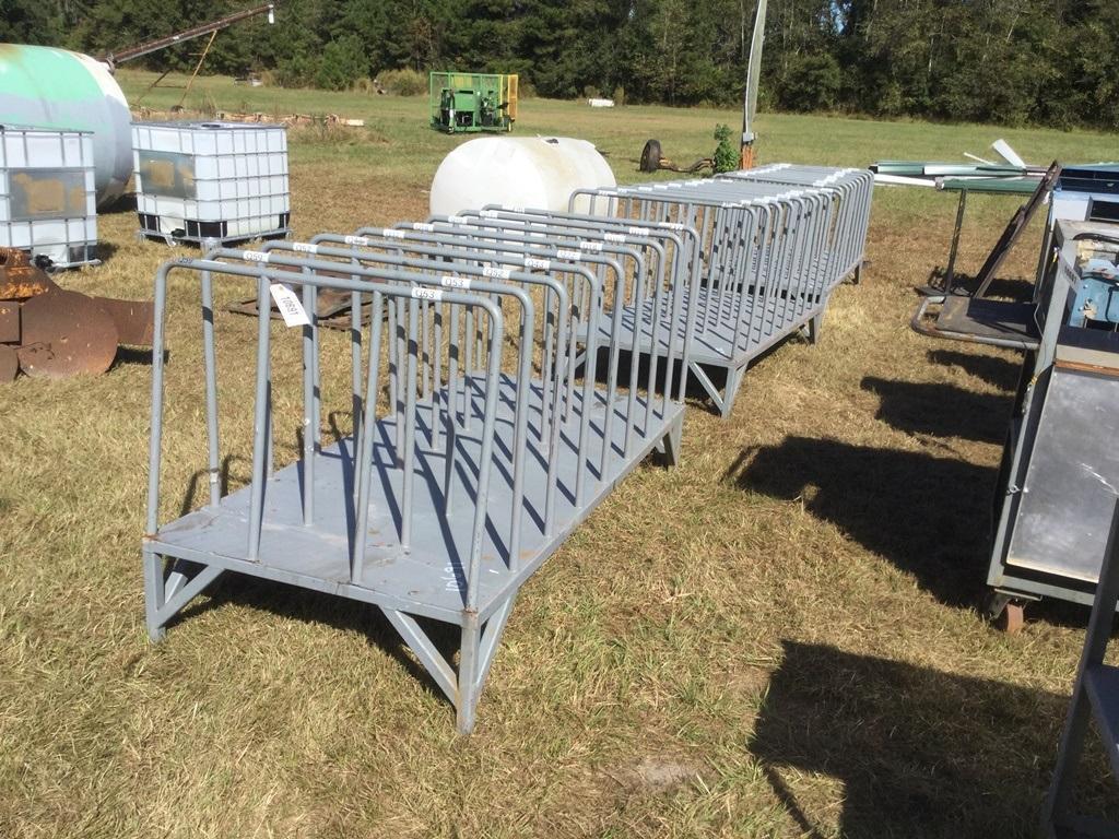 (1) STAND UP WALL RACK