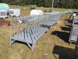 (1) STAND UP WALL RACK