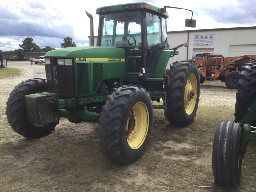 JOHN DEERE 7810 4WD/CAB-AIR TRACTOR