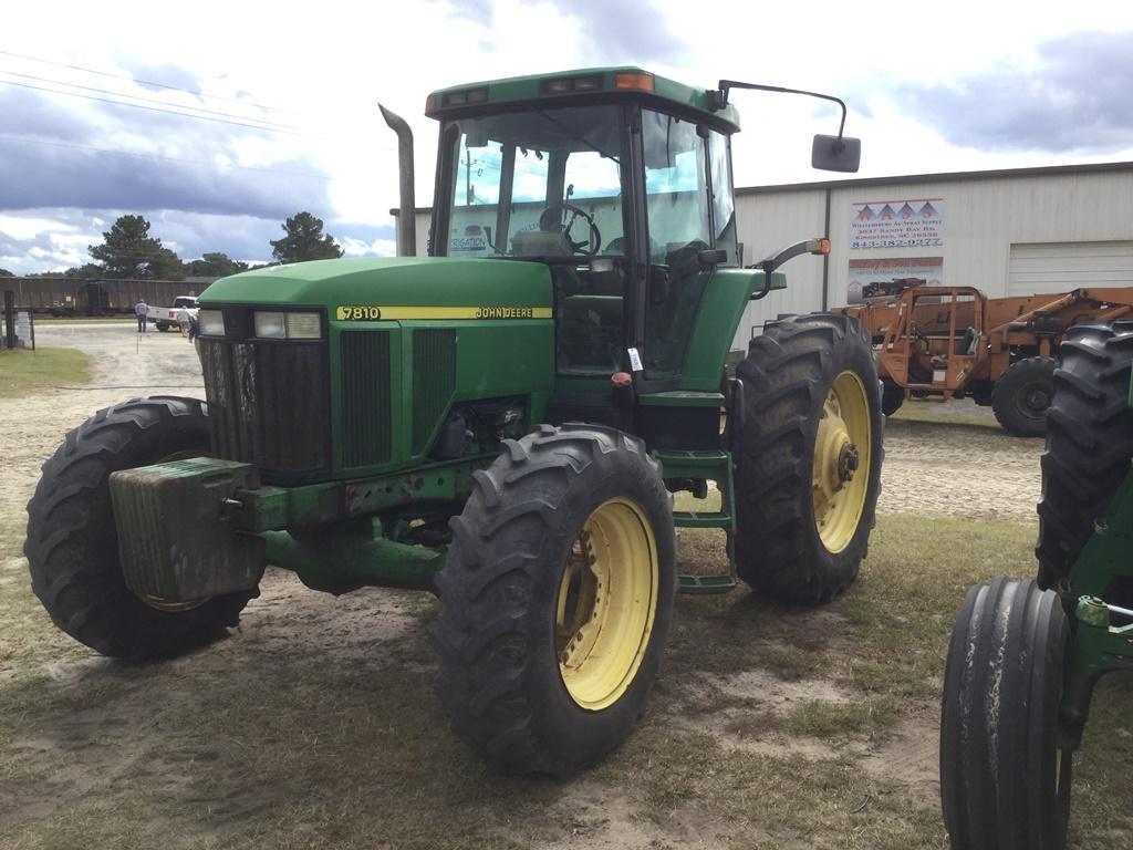 JOHN DEERE 7810 4WD/CAB-AIR TRACTOR