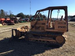 CASE 850D BULL DOZER LONG TRACK 6-WAY BLADE OPEN-STATION W/ NEW TRACKS, SPROCKETS, CHAINS, RAD WITH
