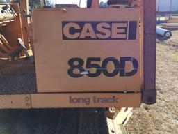 CASE 850D BULL DOZER LONG TRACK 6-WAY BLADE OPEN-STATION W/ NEW TRACKS, SPROCKETS, CHAINS, RAD WITH