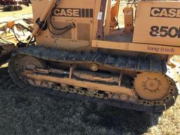 CASE 850D BULL DOZER LONG TRACK 6-WAY BLADE OPEN-STATION W/ NEW TRACKS, SPROCKETS, CHAINS, RAD WITH