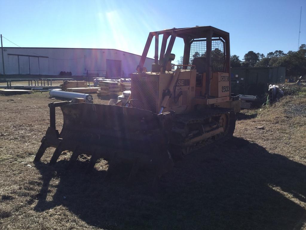 CASE 850D BULL DOZER LONG TRACK 6-WAY BLADE OPEN-STATION W/ NEW TRACKS, SPROCKETS, CHAINS, RAD WITH