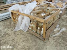 1 WOOD BOX OF PVC FITTINGS (ALL SIZES)
