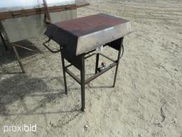 PROPANE TWO BURNER FISH FRYER W/ PAN