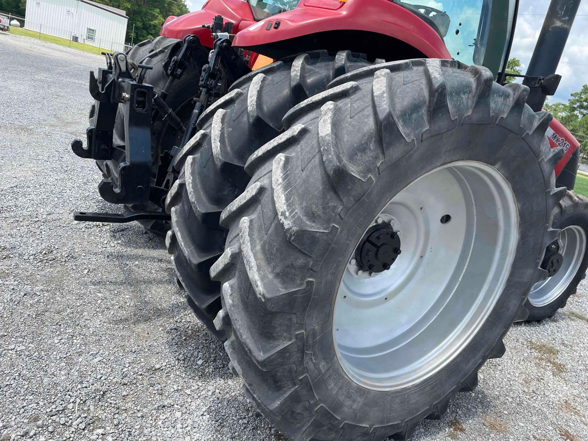 Case International Mx 215 Magnum Tractor w/ 6906.1 Hrs SN Z6RZ02904... Power shift full / power