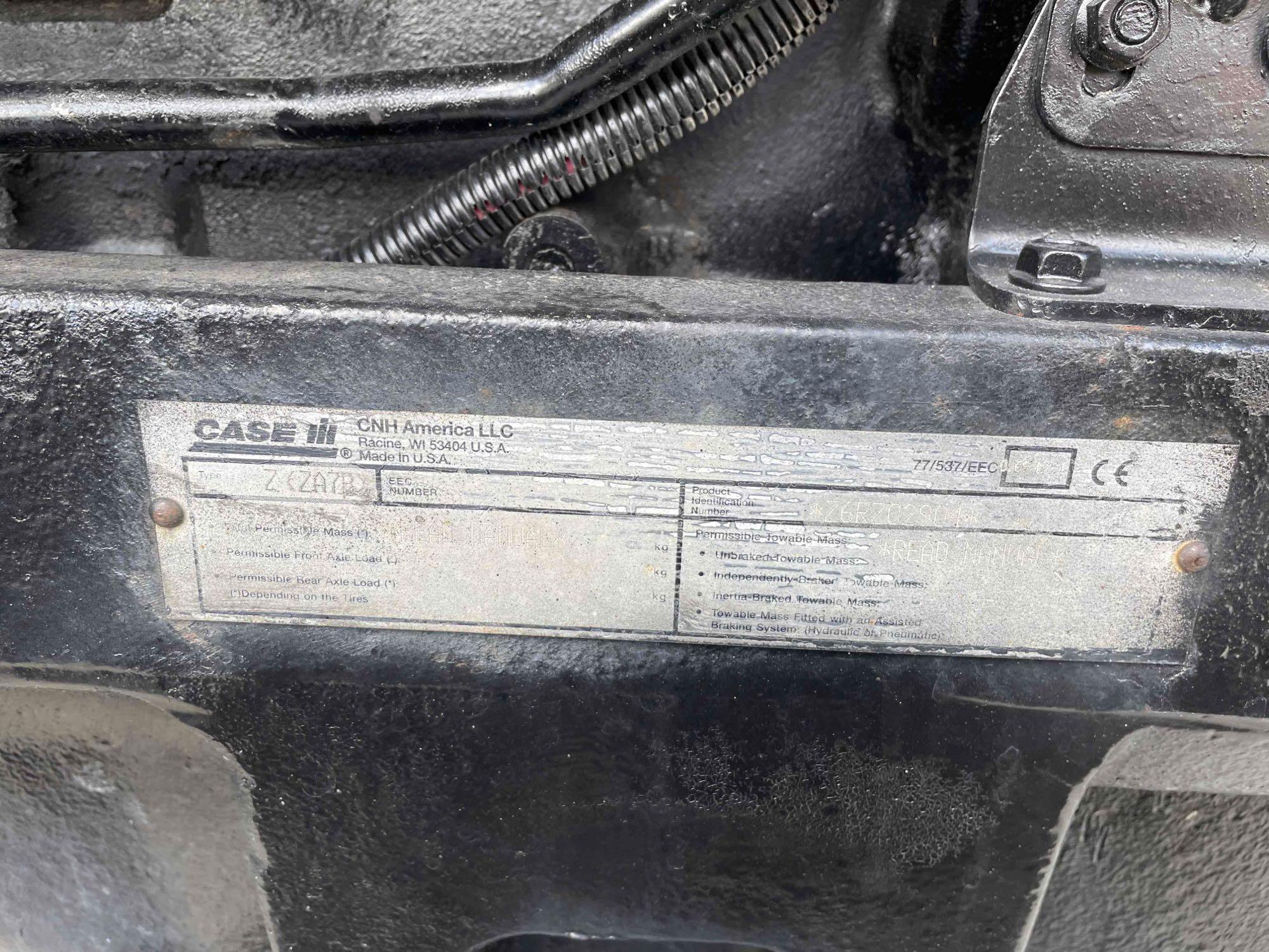 Case International Mx 215 Magnum Tractor w/ 6906.1 Hrs SN Z6RZ02904... Power shift full / power